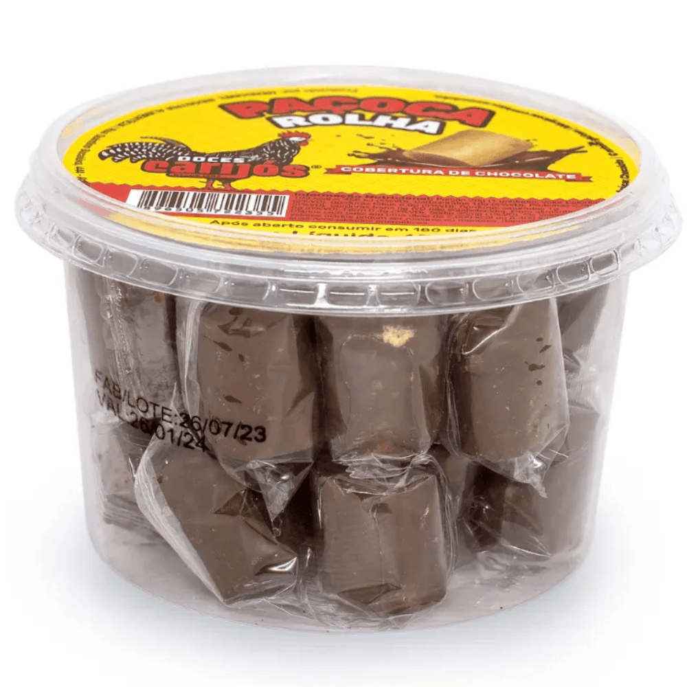 Paçoca Carijós Com Cobertura De Chocolate 450g
